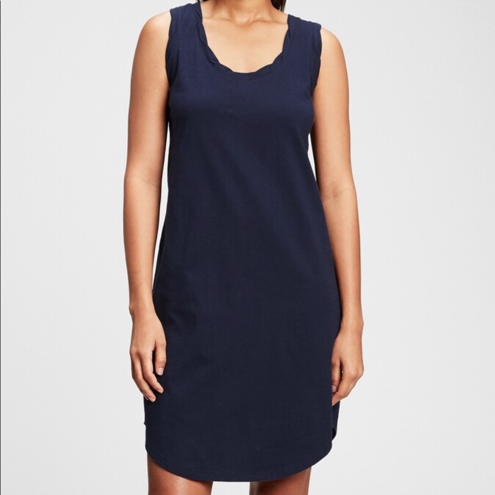 NWT GAP T-shirt tank dress in Navy